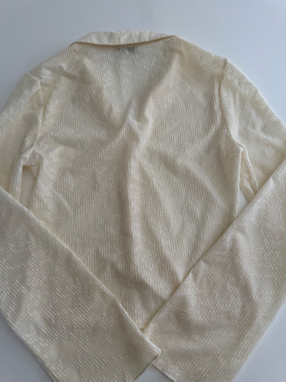 Lace Button Up Top - Picture 12 of 12